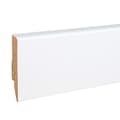 Miniatyrbild 1 av 6: PROVISTON Sockel nr 59 MDF 18 x 58 x 2500 mm vit för att limma, klämma, skruva &amp; spika Belagd MDF-kärna 25 meter | 10 stycken