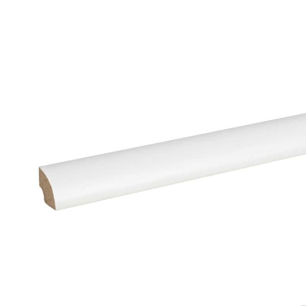PROVISTON Kvartalsrunda nr 62 12 x 12 x 2000 mm Vit att limma, klämma, skruva &amp; spika Kontorsockel 50 meter | 25 stycken