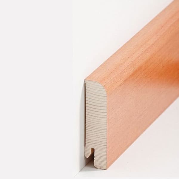 PROVISTON Sockel nr 513 i fanerat trä 20 x 80 x 2500 mm bok 25 meter | 10 stycken