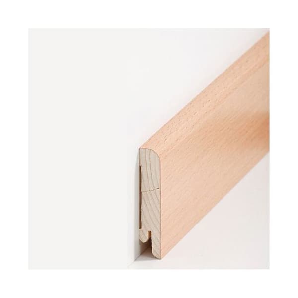Plint Plank i trä 15 x 70 x 2500 mm av PROVISTON Lackerad bok