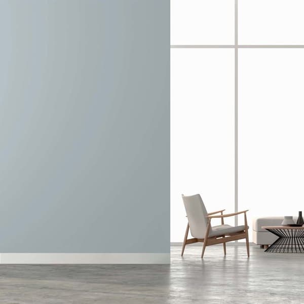 PROVISTON Modern Sockellist 13 x 58 x 2400 mm i Medium (MDF) belagd matt ljusgrå