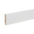 Miniatyrbild 1 av 6: PROVISTON Modern golvlister Skarpa kanter 13 x 58 x 2400 mm Medium (MDF) Vitlackerad kan målas