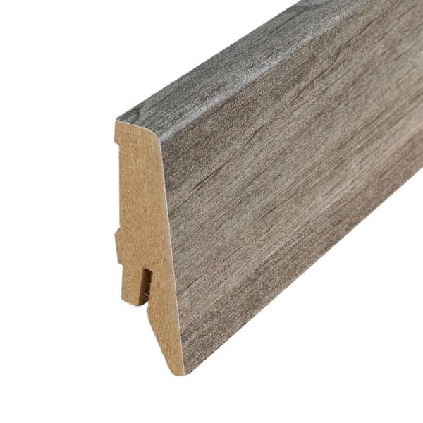 PROVISTON Modern Sockellist 18 x 58 x 2400 mm Medium (MDF) Belagd Saale Oak Decor