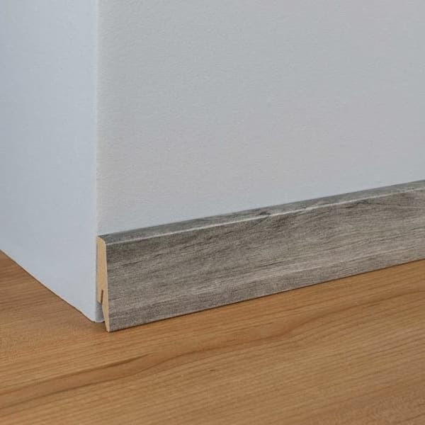 PROVISTON Modern Sockellist 18 x 58 x 2400 mm Medium (MDF) Belagd Saale Oak Decor