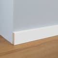 Miniatyrbild 2 av 6: PROVISTON Modern golvlister Skarpa kanter 16 x 58 x 2500 mm Medium (MDF) Vitlackerad kan målas