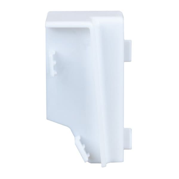 Inre hörn för Sockel 15 x 50 mm Sockeltillbehör PVC Vit