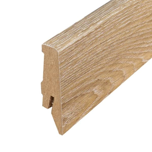 PROVISTON Modern Sockelbräda 18 x 58 x 2400 mm Medium (MDF) Belagd Neckar Oak Decor
