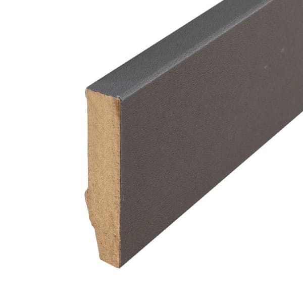 PROVISTON Modern Sockel 13 x 58 x 2400 mm i Medium (MDF) belagd matt antracit