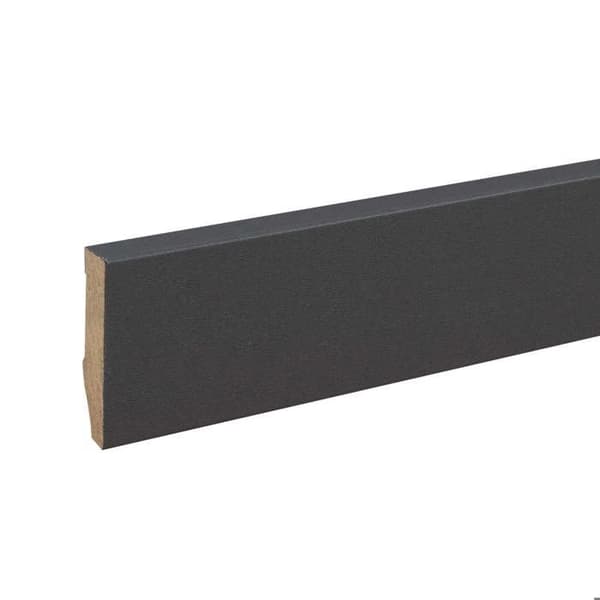 PROVISTON Modern Sockel 13 x 58 x 2400 mm i Medium (MDF) belagd matt antracit