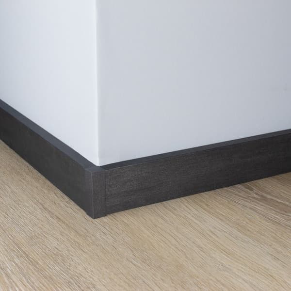 PROVISTON Universal Junctions Sockel Mörk Stål 22 x 98 mm Inkommande utgående anslutning Paket med 4