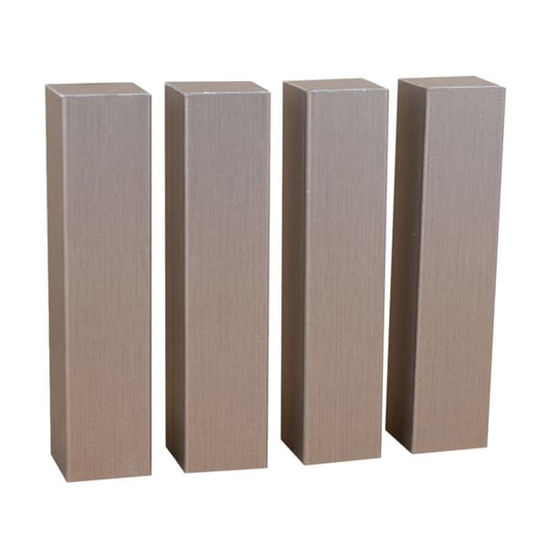 PROVISTON Universalkopplingar för plint Naturstål 22 x 98 mm Inkommande utgående anslutning 4 st.