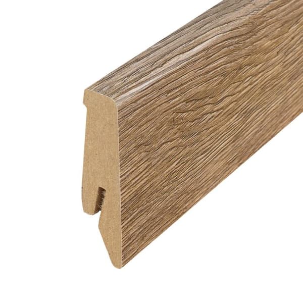 PROVISTON Modern sockel 18 x 58 x 2400 mm Medium (MDF) Belagd Moehne Oak Decor
