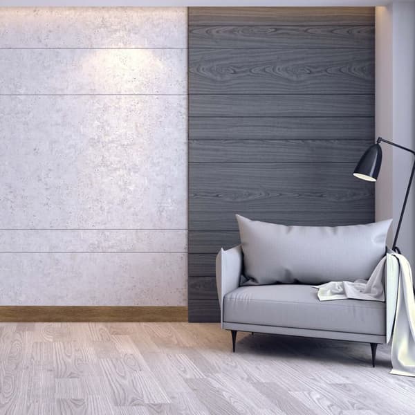 PROVISTON Modern sockel 18 x 58 x 2400 mm Medium (MDF) Belagd Moehne Oak Decor