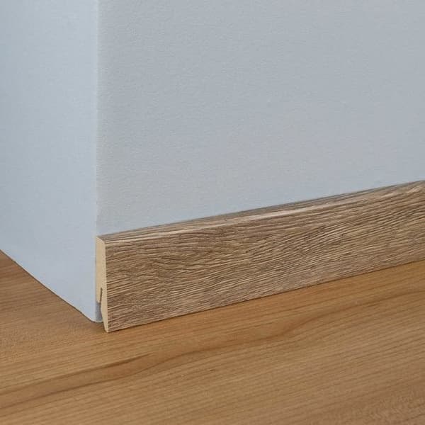 PROVISTON Modern sockel 18 x 58 x 2400 mm Medium (MDF) Belagd Moehne Oak Decor