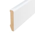 Miniatyrbild 3 av 6: PROVISTON Fanerad träsockel 12 x 58 x 2400 mm Vit 24 meter | 10 stycken