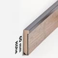 Miniatyrbild 1 av 3: PROVISTON MDF-sockel för vinylgolv 13 x 60 x 2500 mm svart att limma, skruva &amp; spikbelagd MDF-kärna 25 meter | 10 st