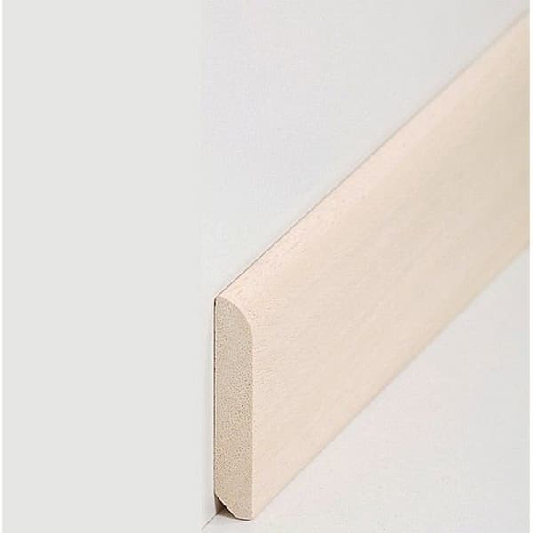 PROVISTON Sockel nr 416 i massivt trä 10 x 58 x 2400 mm Abachi att limma, skruva &amp; spika 12 meter | 5 stycken
