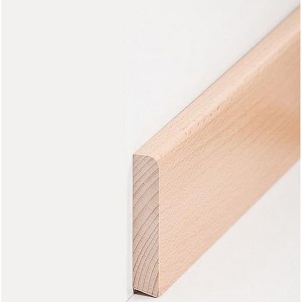 PROVISTON Sockel nr 411 massivt trä 13 x 70 x falllängder upp till ca. 2500 mm Bok massivt trä 25 meter | 10 stycken