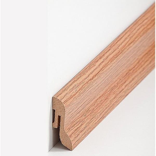 PROVISTON Sockel nr 341 MDF 20 x 40 x 2500 mm ek för att limma, skruva &amp; spika, klämma Belagd MDF-kärna 25 meter | 10 stycken