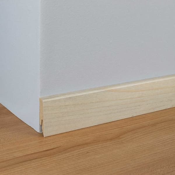 PROVISTON MDF-sockel 18 x 58 x 2400 mm brun att limma, klämma, skruva &amp; spikbelagd MDF-kärna 12 meter | 5 stycken