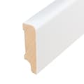 Miniatyrbild 3 av 6: PROVISTON Fanerad träsockel 12 x 40 x 2400 mm Vit 12 meter | 5 stycken