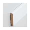 Miniatyrbild 2 av 4: Plint MDF 13 x 58 x 2500 mm kärna MDF foliebelagd Vit plint av PROVISTON