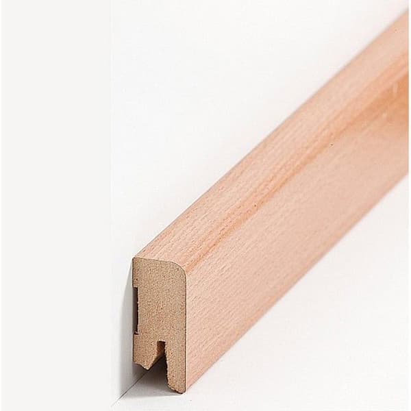 PROVISTON Formgjuten sockel 16 x 40 x 2500 mm bok MDF belagd 62,5 meter | 25 stycken
