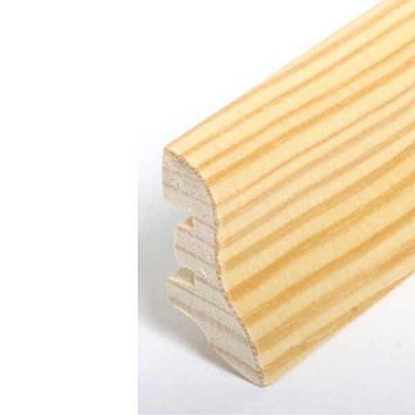 PROVISTON Fanerad träsockel 20 x 40 x 2500 mm Furu 25 meter | 10 stycken