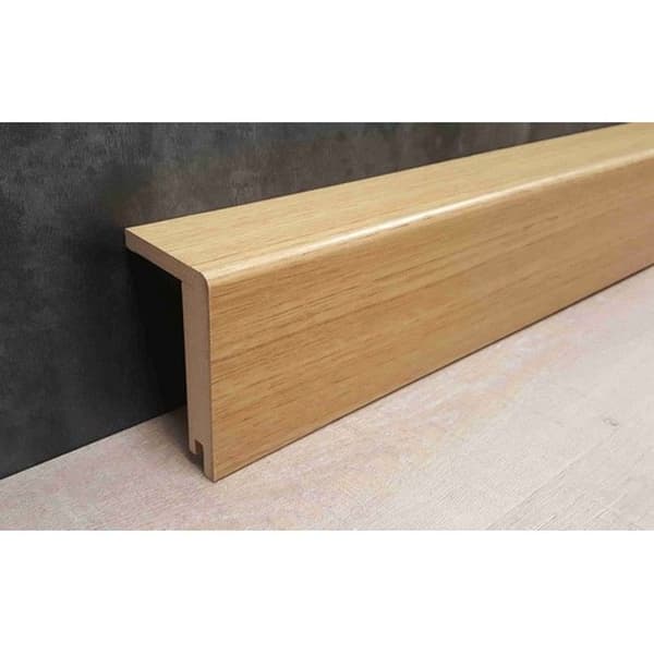 PROVISTON Sockel för värmerör Upp till 88 mm hög 64 x 96 x 2500 mm Ek MDF-plåt 25 meter | 10 stycken