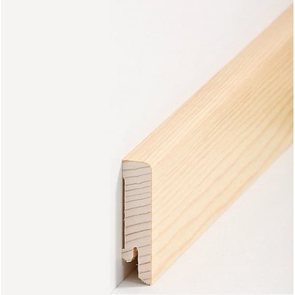 PROVISTON Fanerad träsockel 16 x 60 x 2500 mm Furu 12,5 meter | 5 stycken