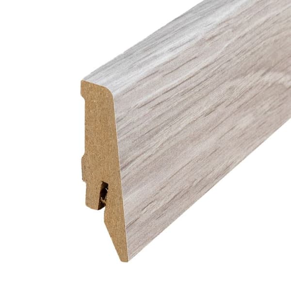 PROVISTON Modern sockel 18 x 58 x 2400 mm Medium (MDF) Belagd Noirach Oak Decor