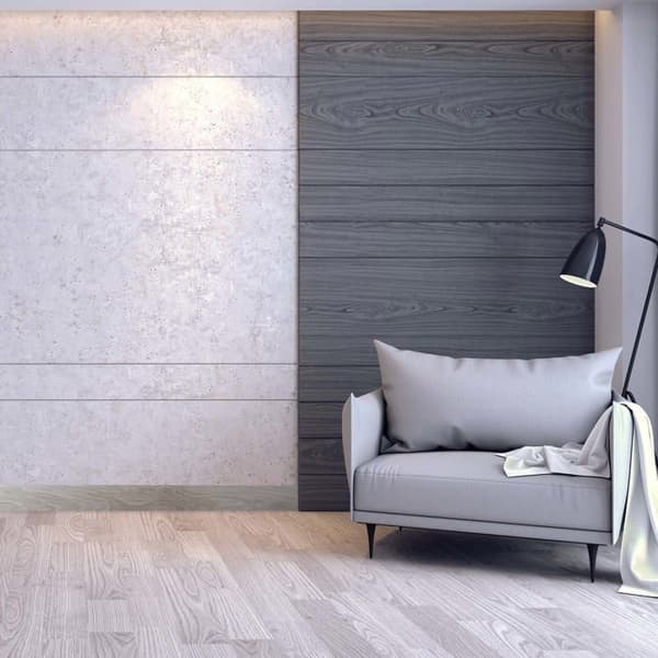 PROVISTON Modern sockel 18 x 58 x 2400 mm Medium (MDF) Belagd Noirach Oak Decor