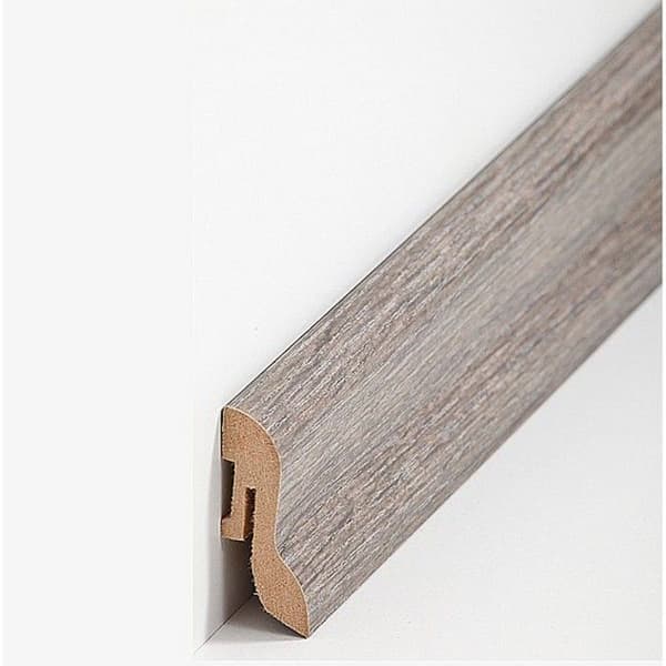 PROVISTON Sockel nr. 342 MDF 20 x 40 x 2500 mm ek för att limma, skruva &amp; spika, för att klämma Belagd MDF-kärna 12,5 meter | 5 stycken