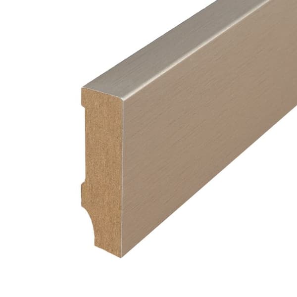 PROVISTON MDF-sockel 16 x 58 x 2500 mm kräm för att limma, klippa, skruva &amp; spikbelagd MDF-kärna 25 meter | 10 stycken