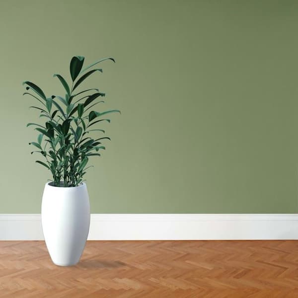 PROVISTON Louis XV-stil Gjuten sockel 16 x 96 x 2400 mm i vitmålat massivt trä