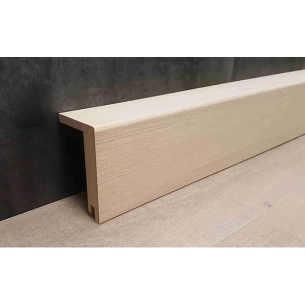 PROVISTON Sockel för värmerör Upp till 88 mm hög 64 x 96 x 2500 mm Ek MDF-plåt 12,5 meter | 5 stycken