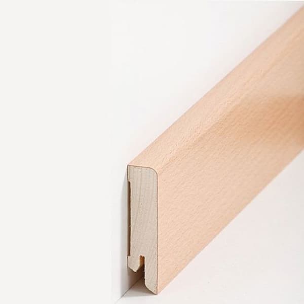 PROVISTON Fanerad träsockel 16 x 60 x 2500 mm bok 62,5 meter | 25 stycken