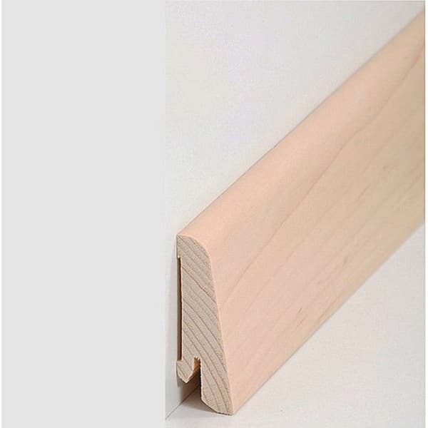 PROVISTON Fanerad träsockel 20 x 58 x 2500 mm lönn 12,5 meter | 5 stycken