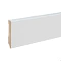 Miniatyrbild 1 av 6: PROVISTON Massiv träsockel 16 x 80 x 2400 mm Vit att limma, skruva &amp; spik 24 meter | 10 stycken