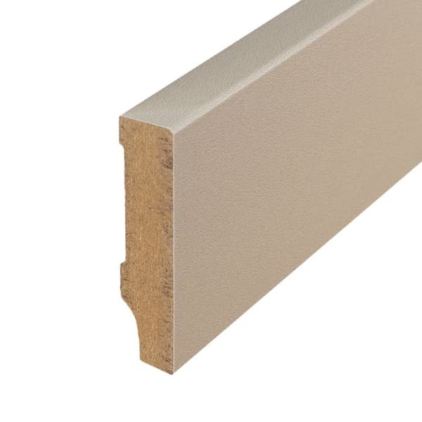 PROVISTON MDF-sockel 13 x 58 x 2400 mm sand för att limma, klämma, skruva &amp; spikbelagd MDF-kärna 24 meter | 10 stycken