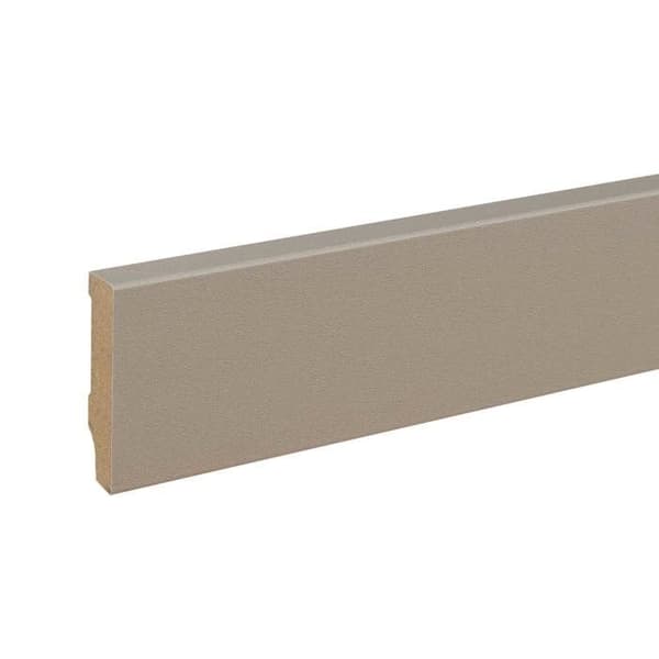 PROVISTON MDF-sockel 13 x 58 x 2400 mm sand för att limma, klämma, skruva &amp; spikbelagd MDF-kärna 24 meter | 10 stycken