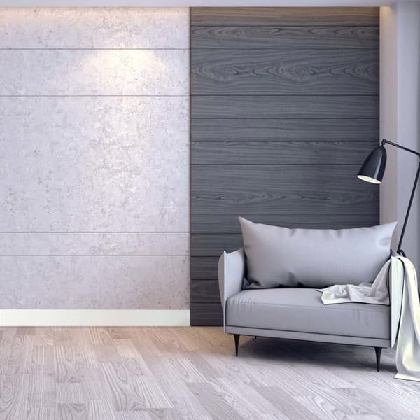PROVISTON Massiv träsockel 13 x 60 x 2400 mm Vit att limma, skruva & spik 12 meter | 5 stycken
