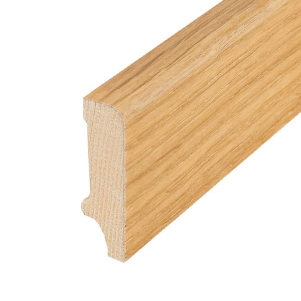 PROVISTON Modern sockel 12 x 40 x 2400 mm i lackerad ekfanér