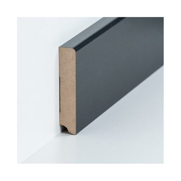 Plint MDF 19 x 96 x 2500 mm MDF belagd Svart plint av PROVISTON