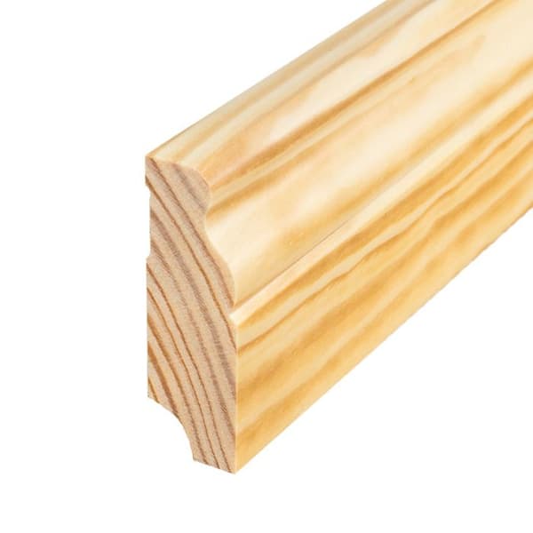 PROVISTON Sockel i massiv trä Louis XVI-stil 19 x 60 x 2500 mm massiv furu 62,5 meter | 25 stycken