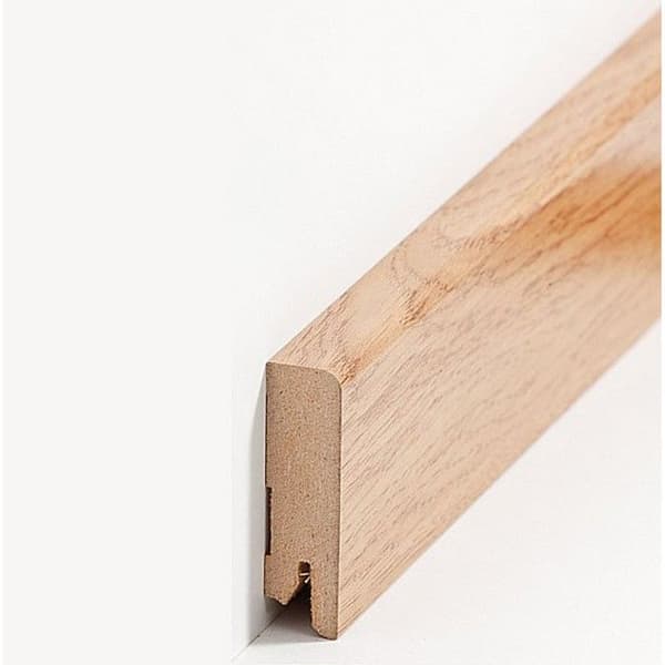 PROVISTON MDF-sockel 16 x 58 x 2500 mm körsbär att limma, skruva &amp; spikbelagd MDF-kärna 12,5 meter | 5 stycken