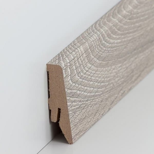 PROVISTON Sockel nr 224 MDF 18 x 58 x 2500 mm ek för att limma, klämma, skruva &amp; spika Belagd MDF-kärna 62,5 meter | 25 stycken