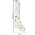 Miniatyrbild 2 av 4: PROVISTON Fanerad träsockel 20 x 60 x 2500 mm valnöt 62,5 meter | 25 stycken