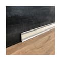 Miniatyrbild 1 av 2: Plint PVC hård 11.8 x 58 x 2500 mm silver Plint av PROVISTON