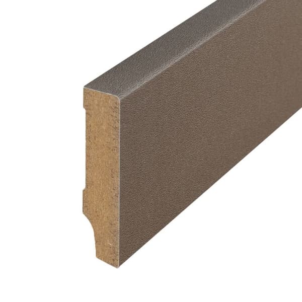 PROVISTON MDF-sockel 13 x 58 x 2400 mm brun att limma, klämma, skruva &amp; spikbelagd MDF-kärna 24 meter | 10 stycken